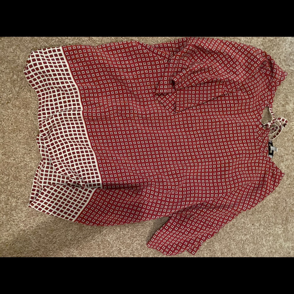 Madewell shirt with tie back